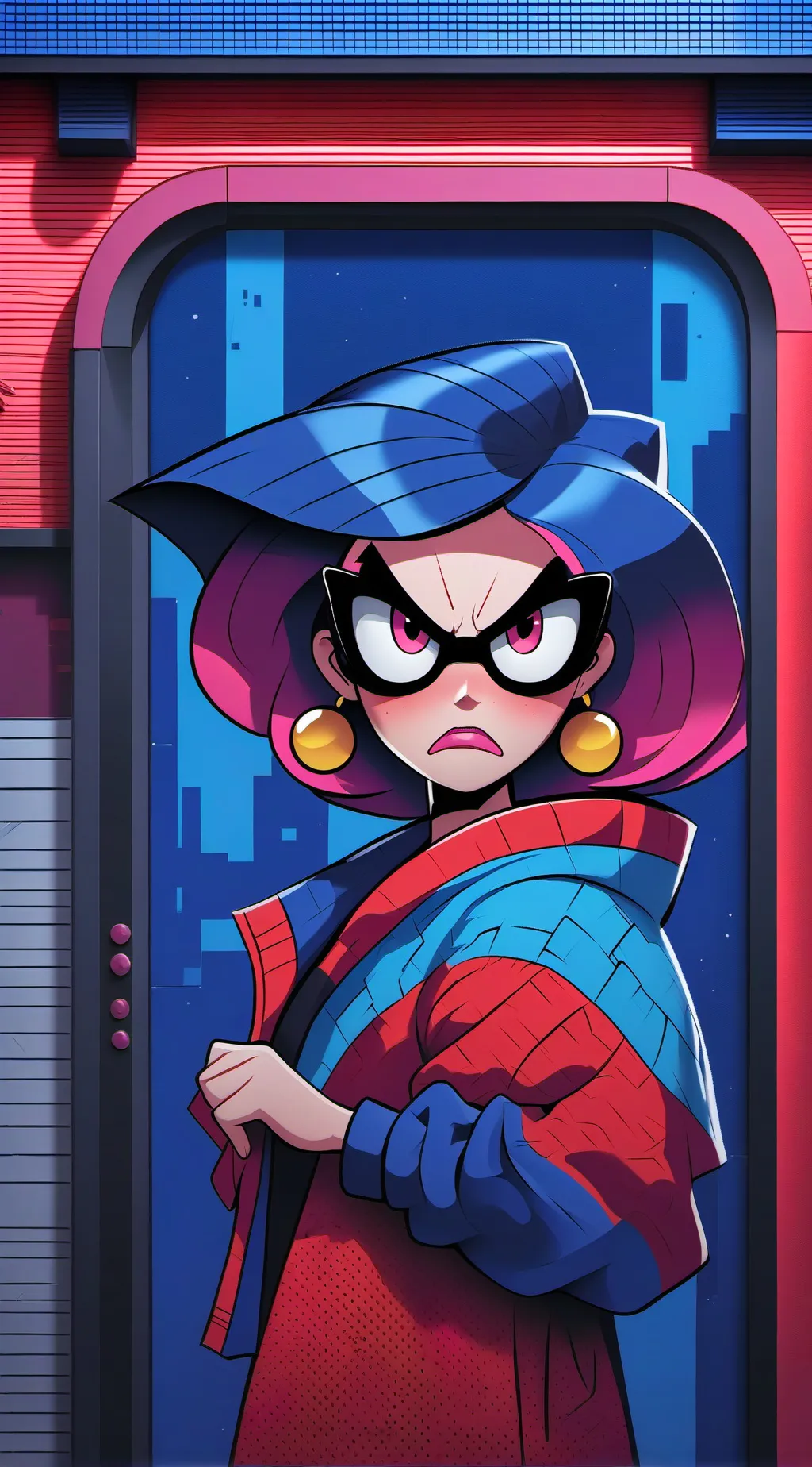 ai character: crazy mom background