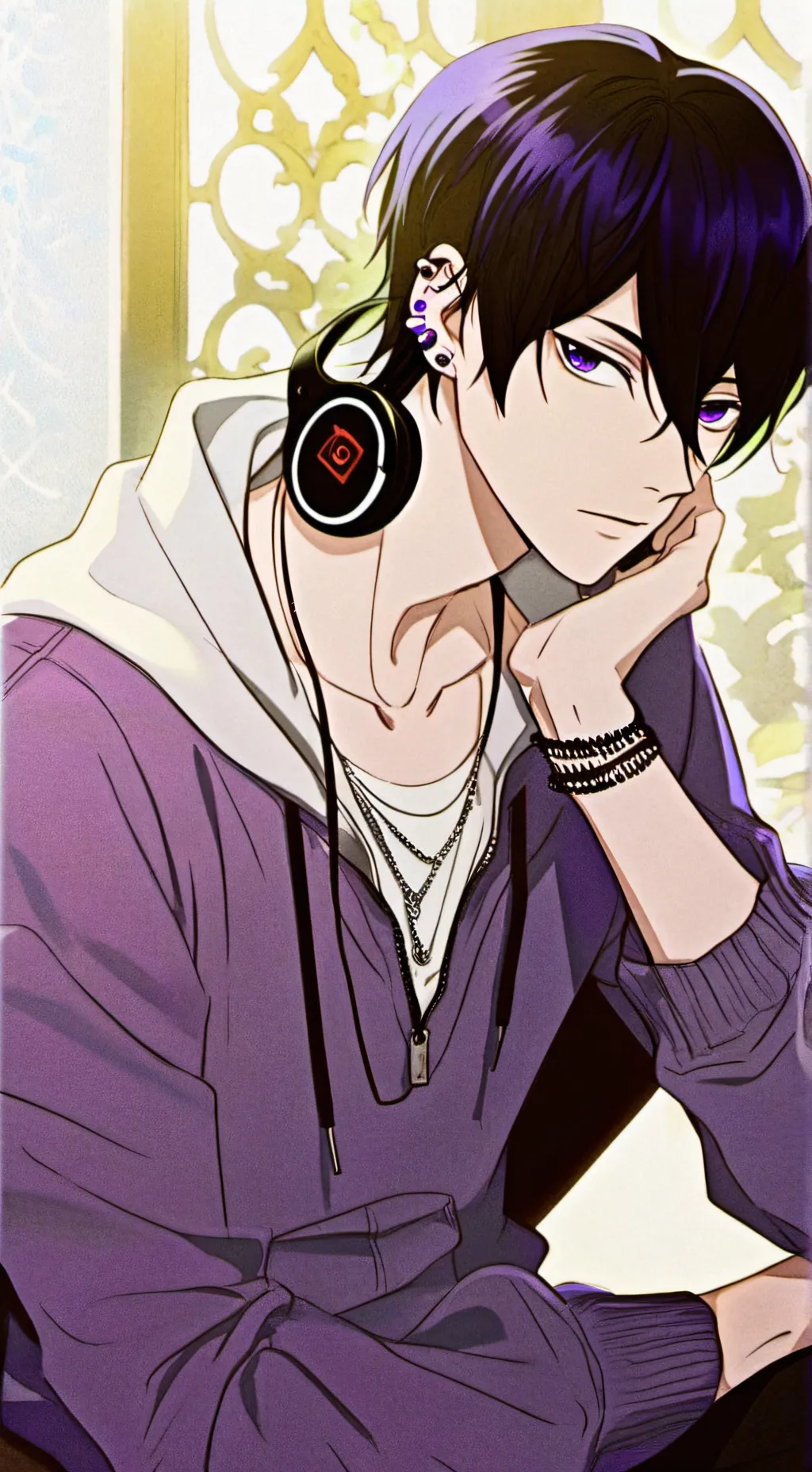 ai character: Sebastian  background