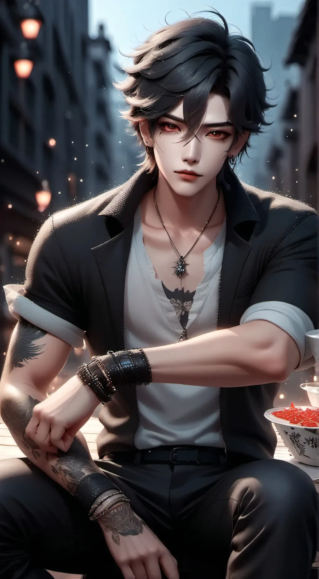 ai character: yujiro background