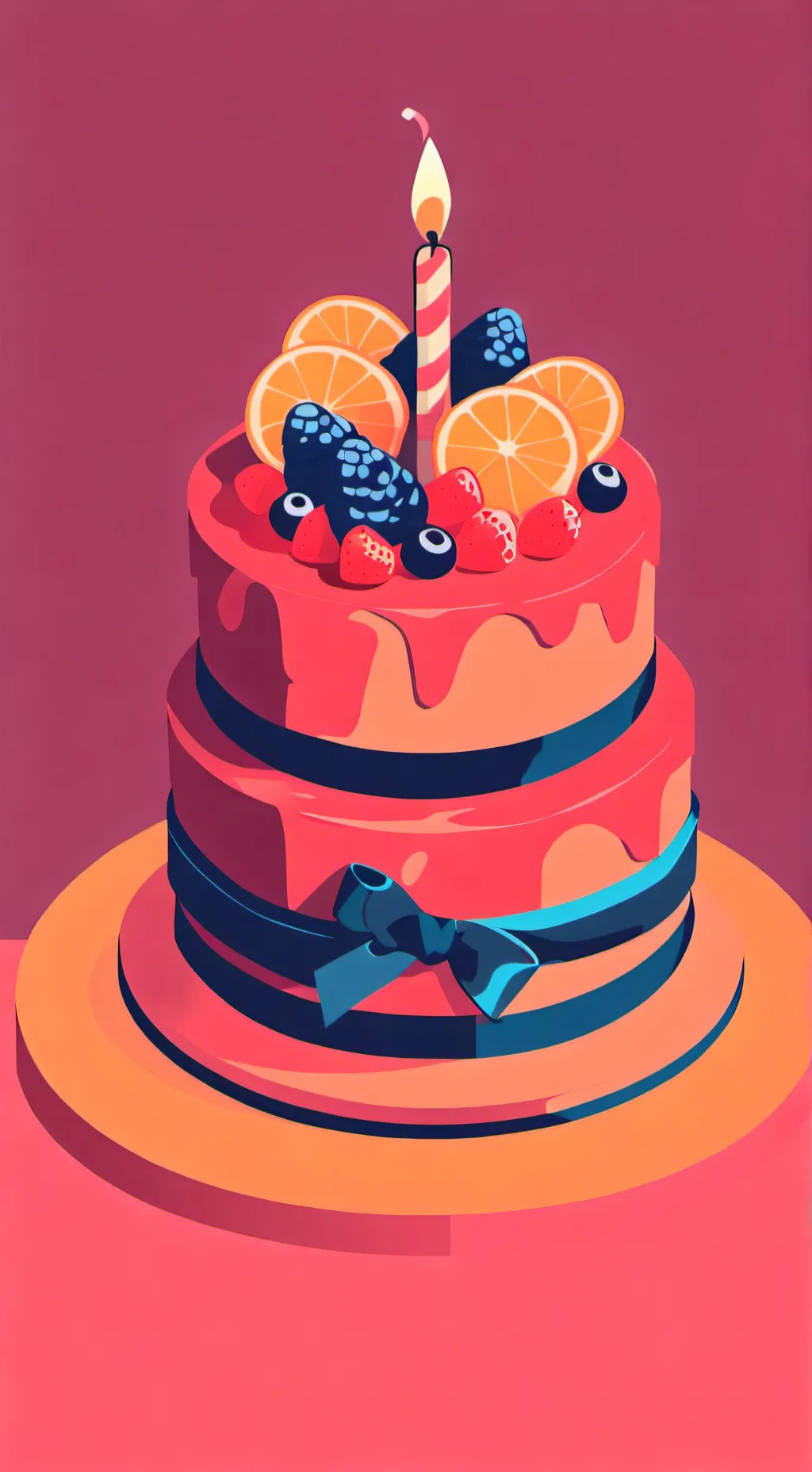 ai character: Cake at stake background