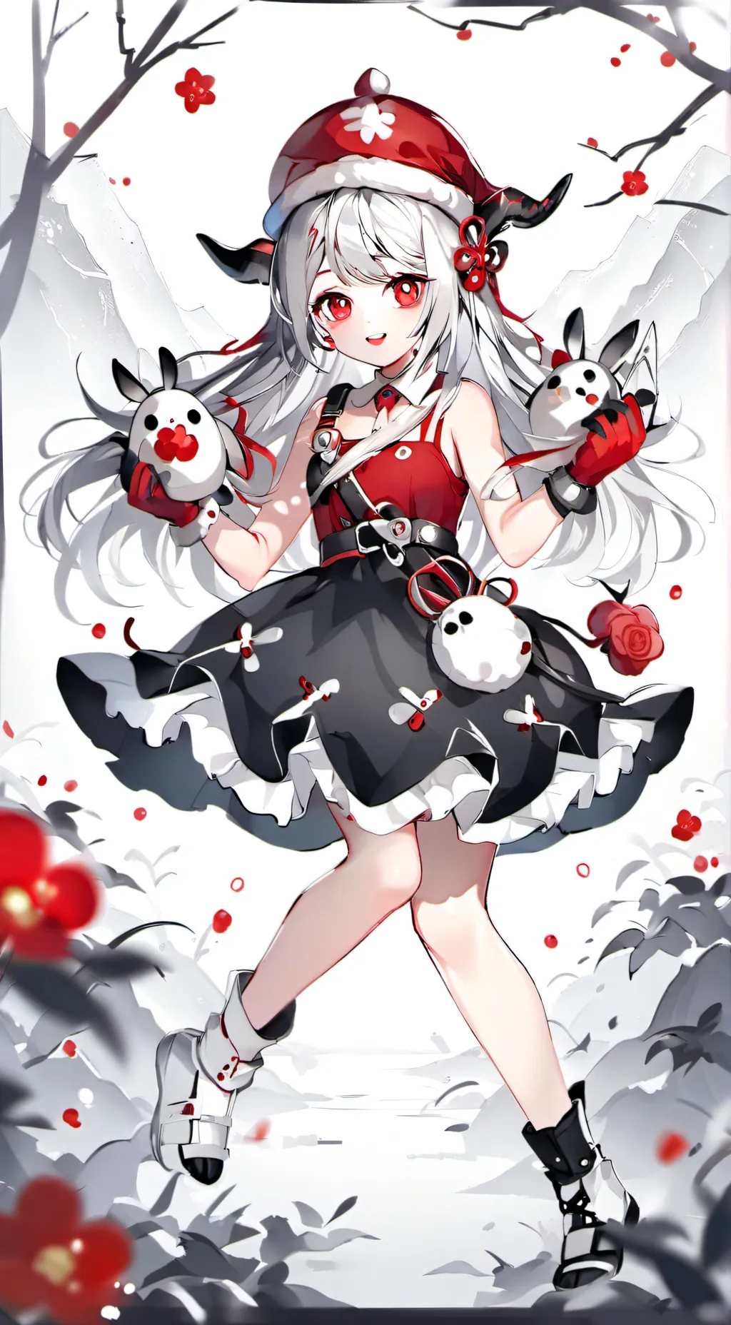 ai character: BURRNNNN background
