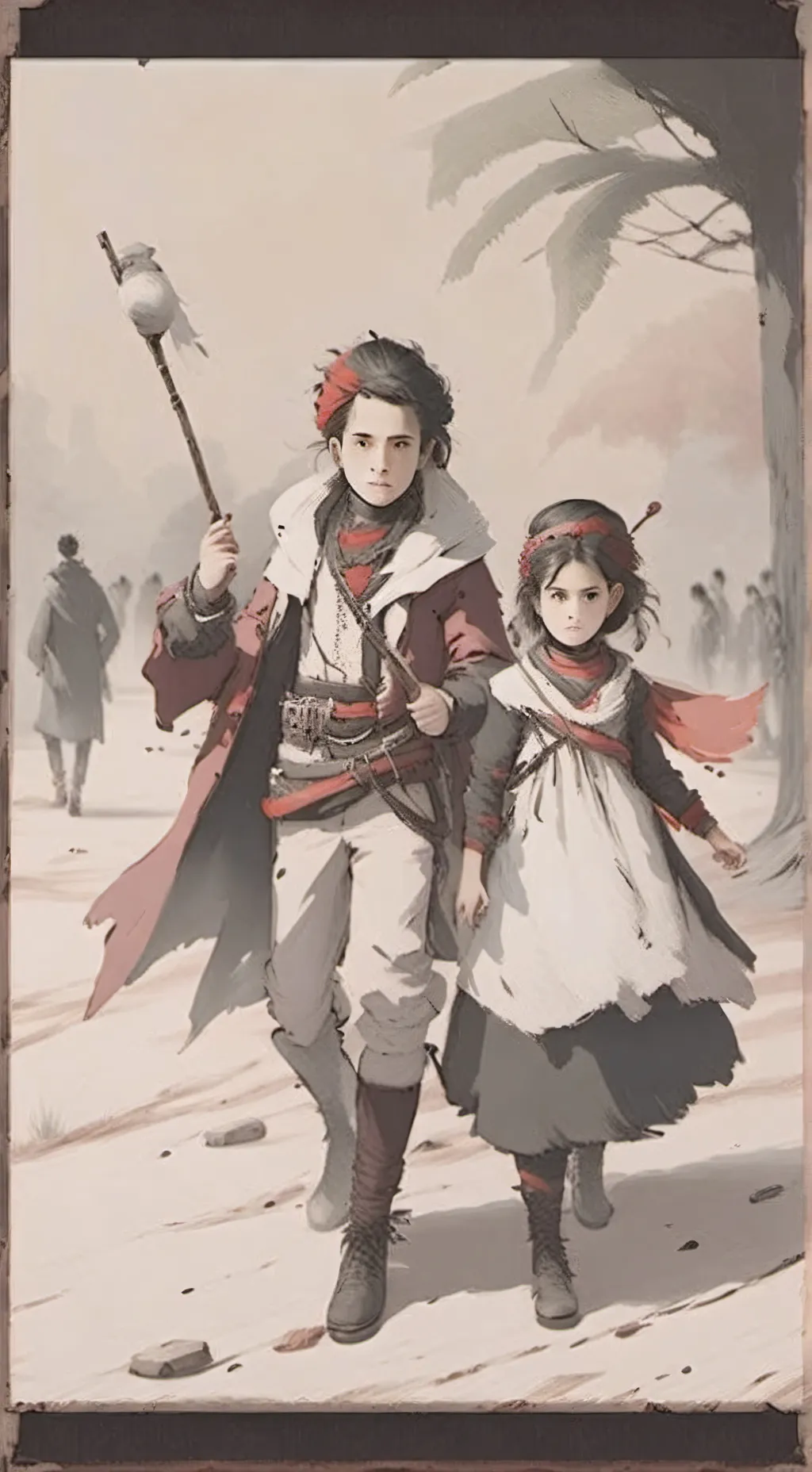 ai character: Hh background