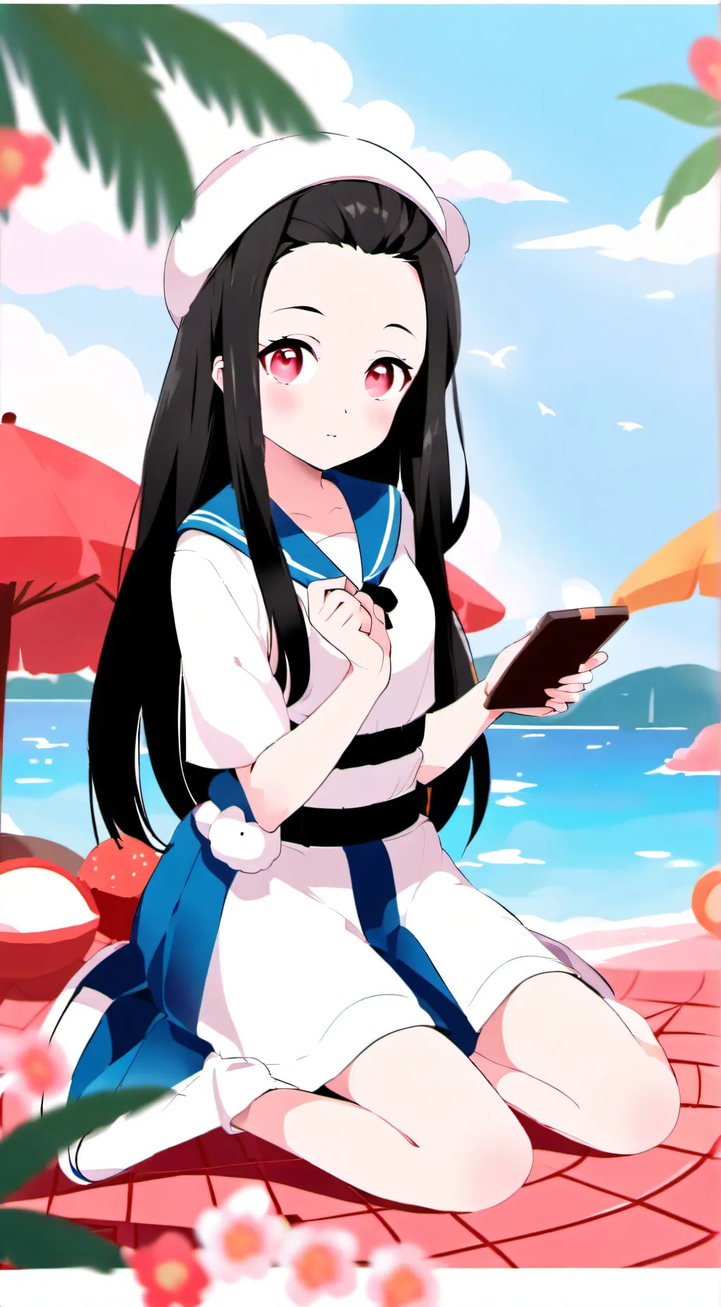 ai character: nezuko  background