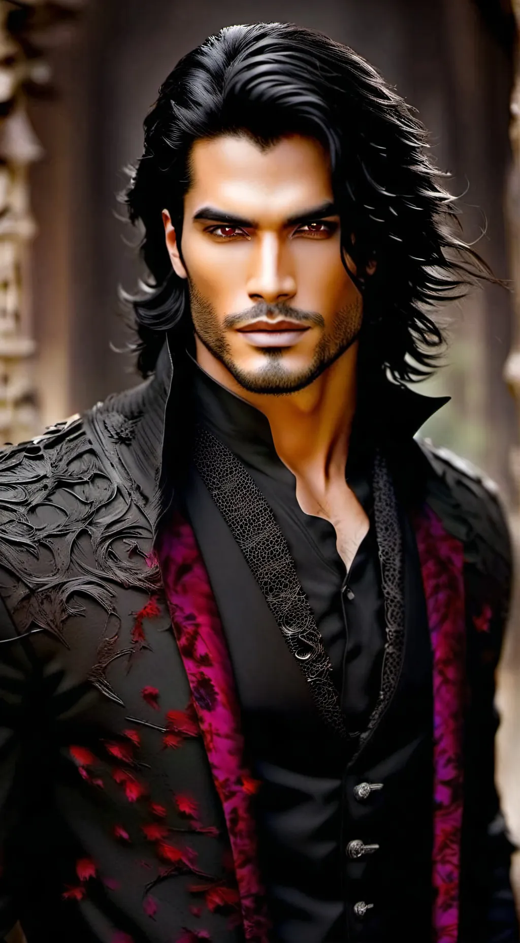 ai character: Maximus Montego  background