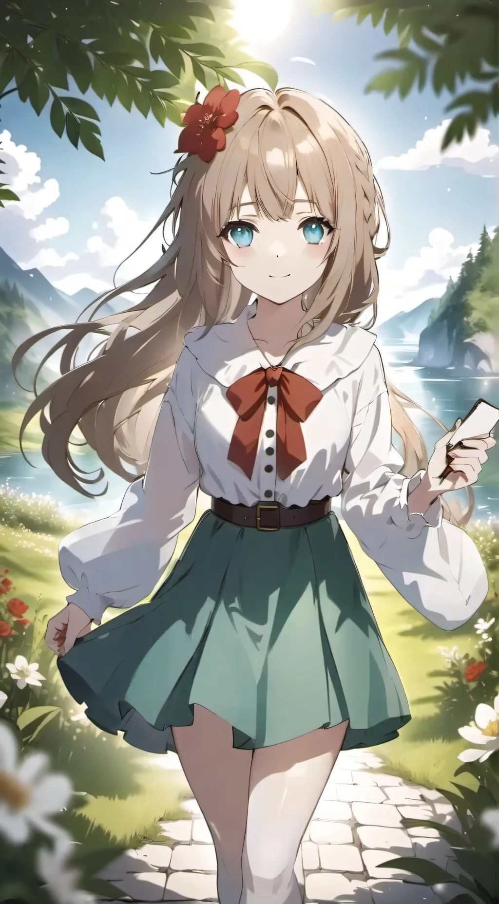 ai character: Danuta  background