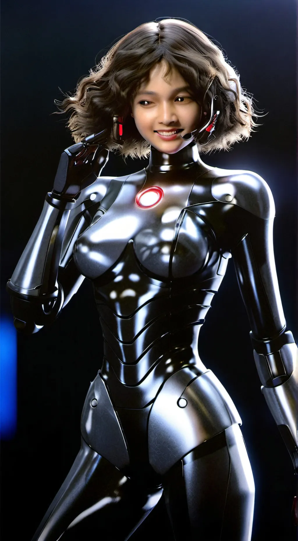 ai character: hot background