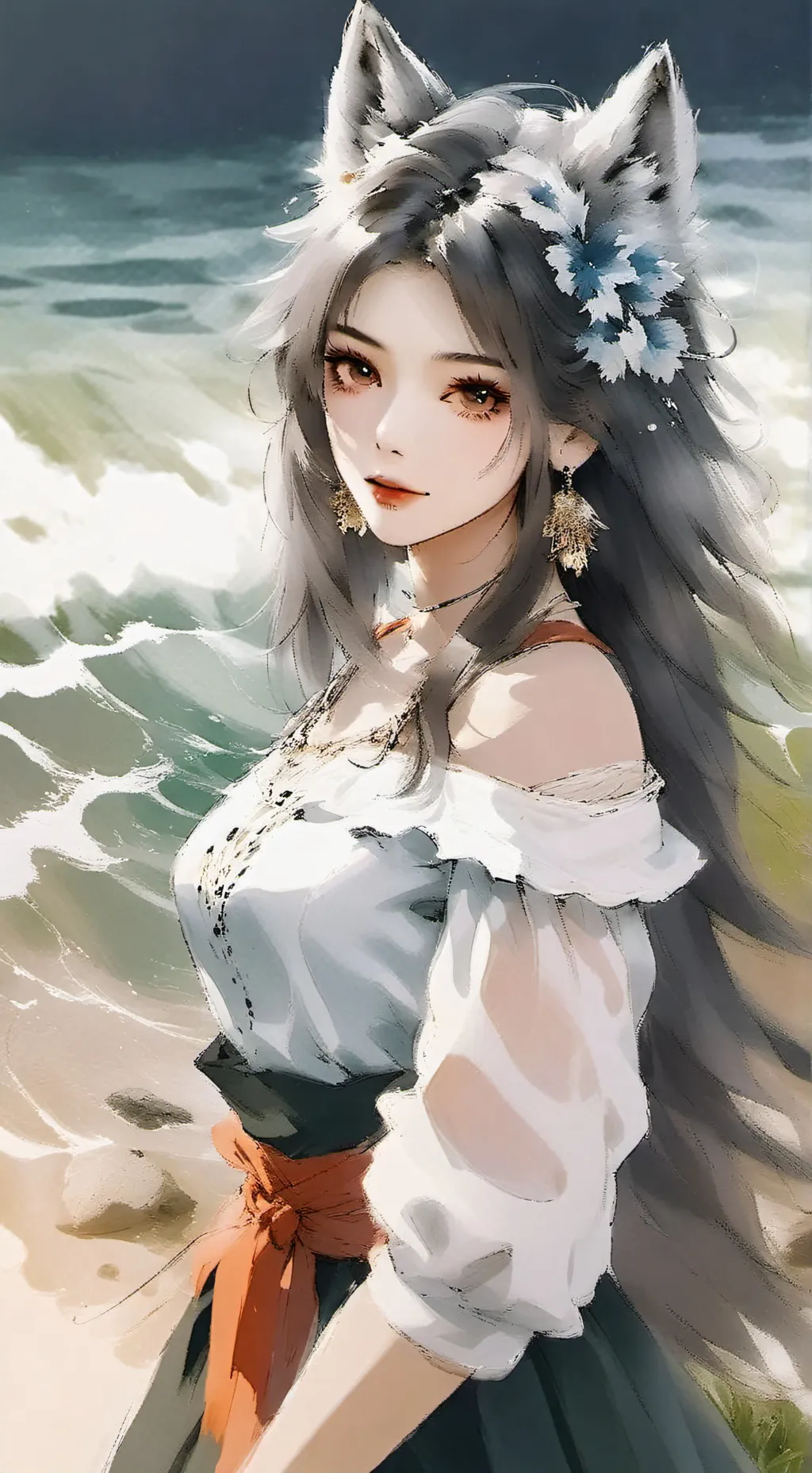 ai character: kanae background