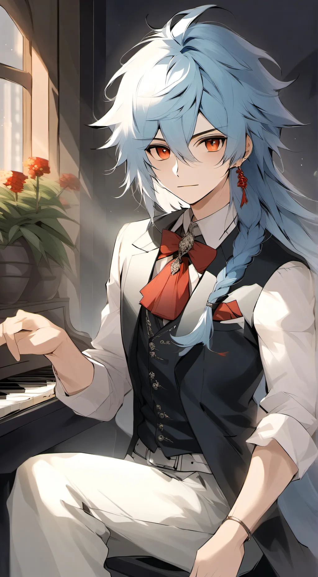 ai character: Protagonist friend background