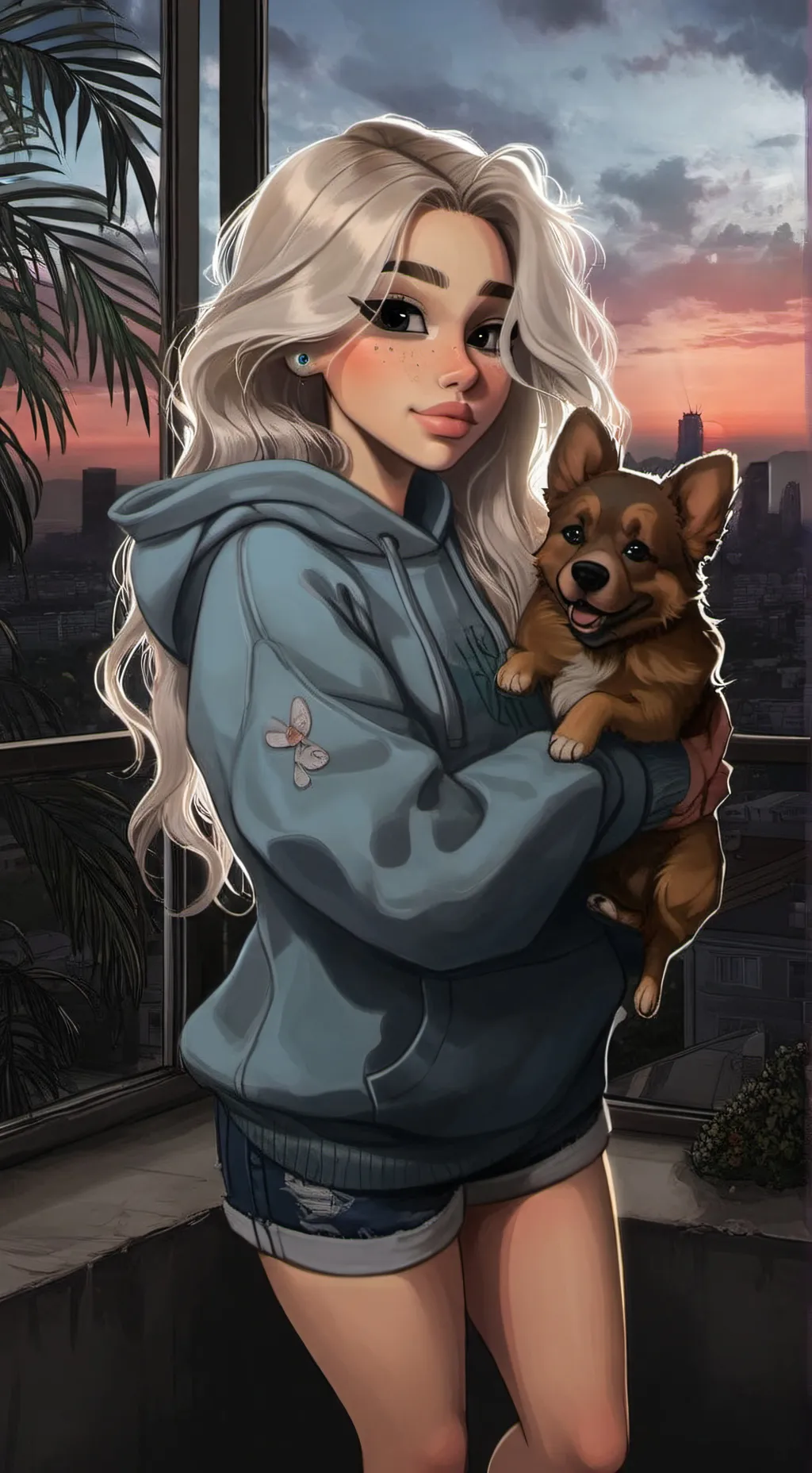 ai character: Naomi background