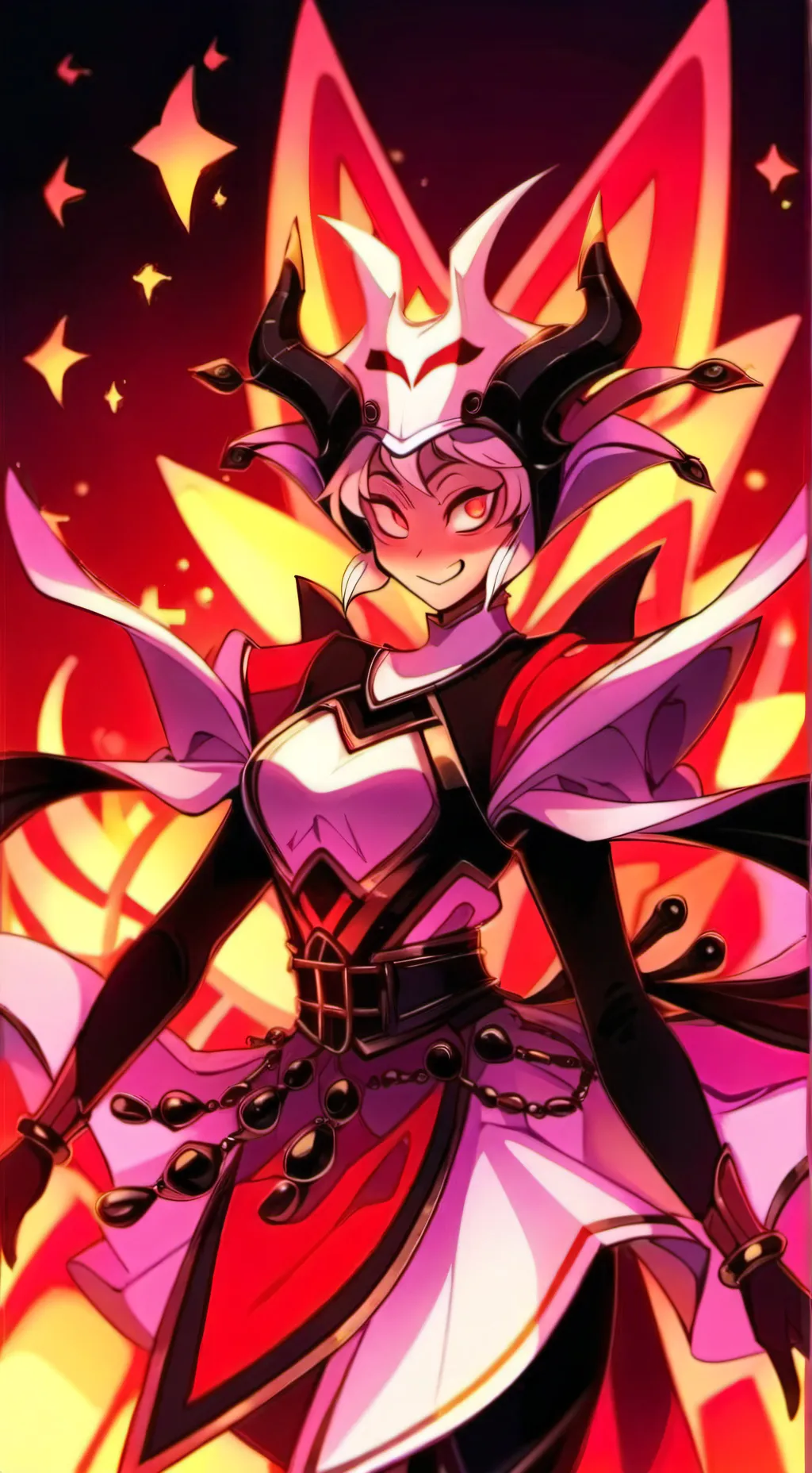 ai character: hazbin a  scuola  background