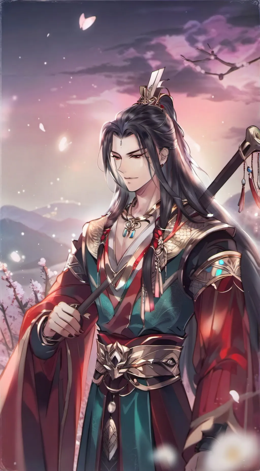 ai character: Gu song background
