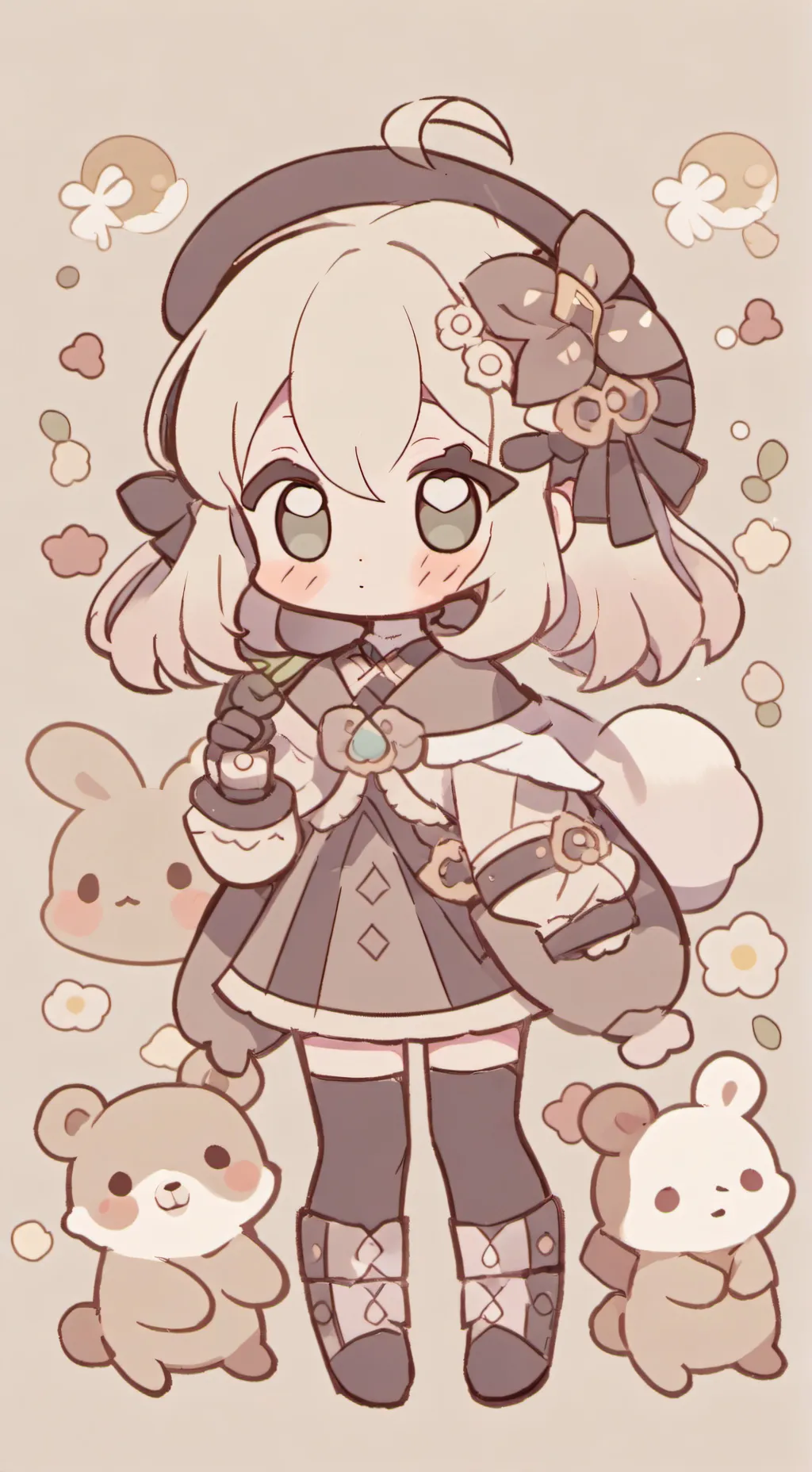 ai character: tu hermana loca  background