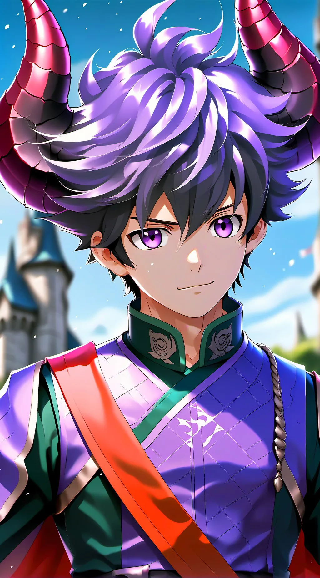 ai character: Rimiru Tempest background