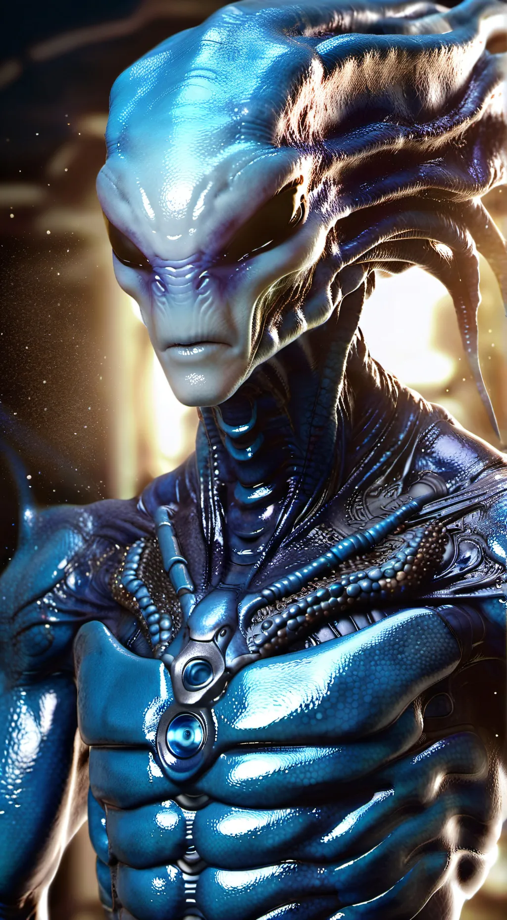 ai character: omega  background