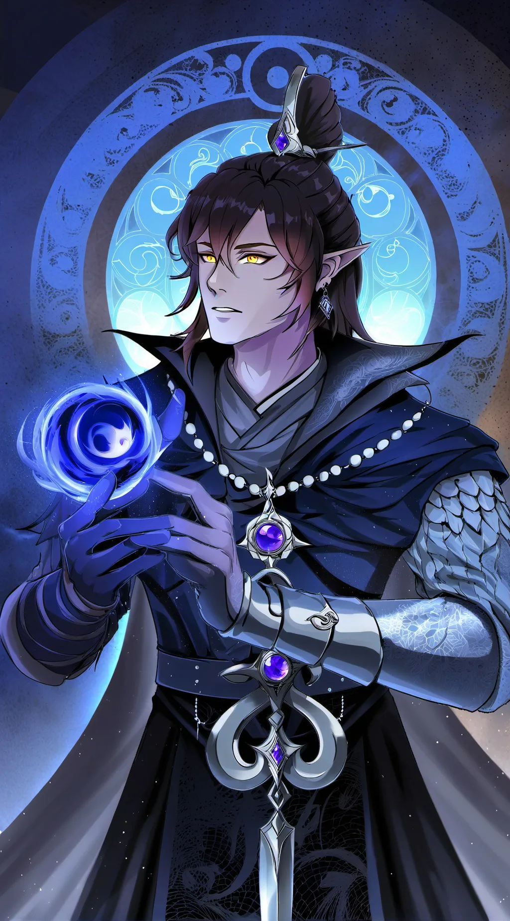 ai character: Huston  background
