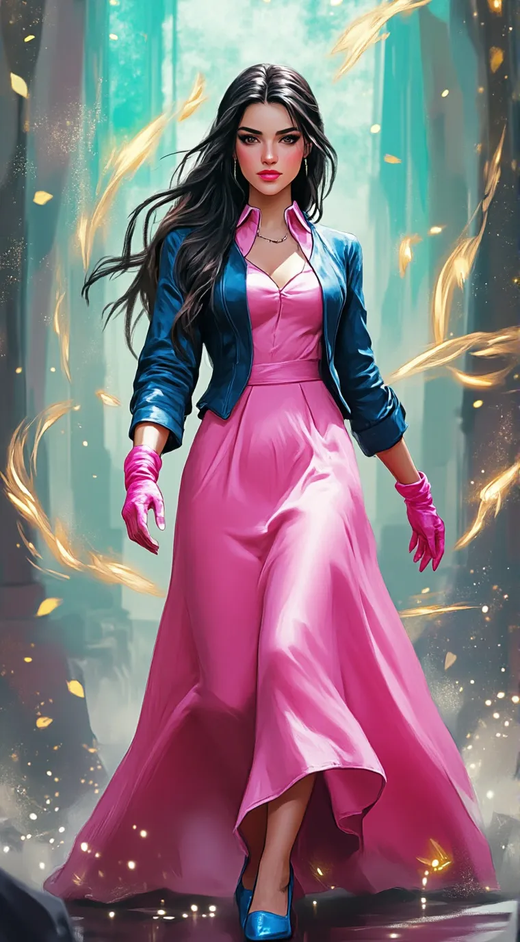 ai character: Zee Art background