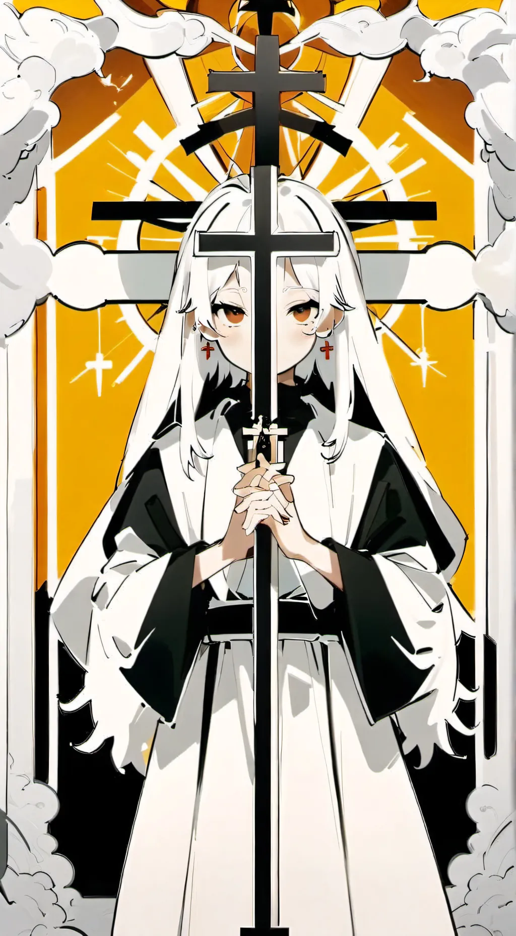 ai character: Fpe <Exorcist au> background