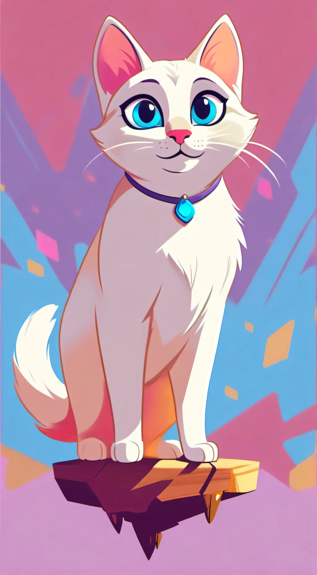 ai character: Amelia The Kitty background