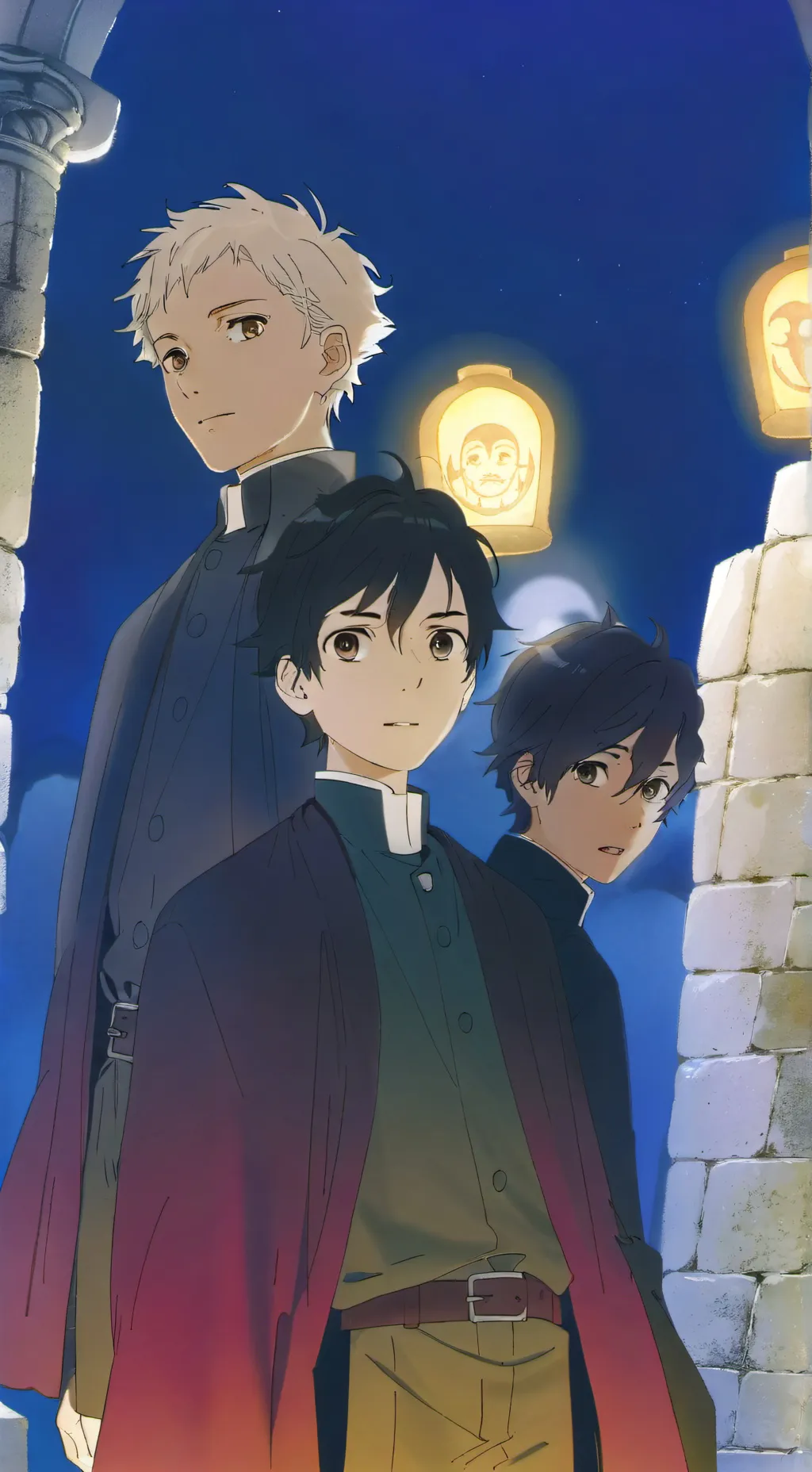ai character: 3 vampire boys background