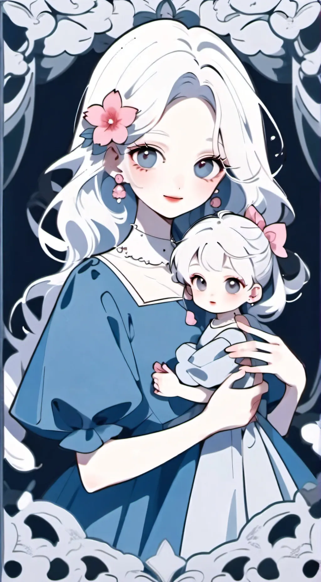 ai character: Mom ❤️ background