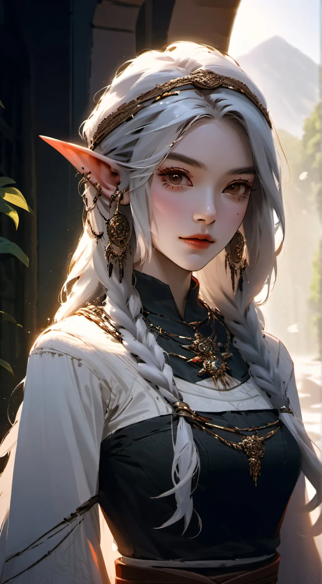 ai character: Hailey the elf background