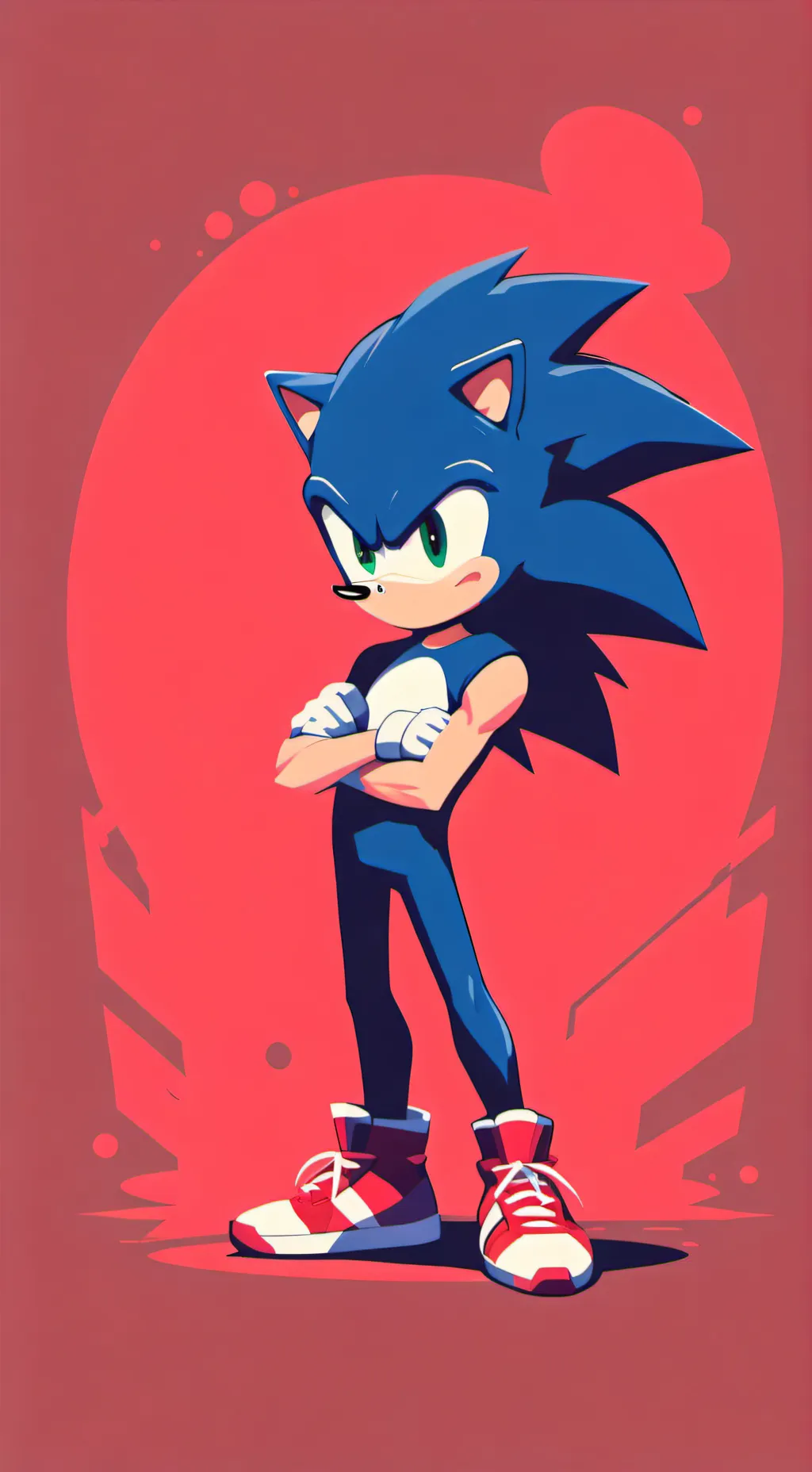 ai character: sonic rp background