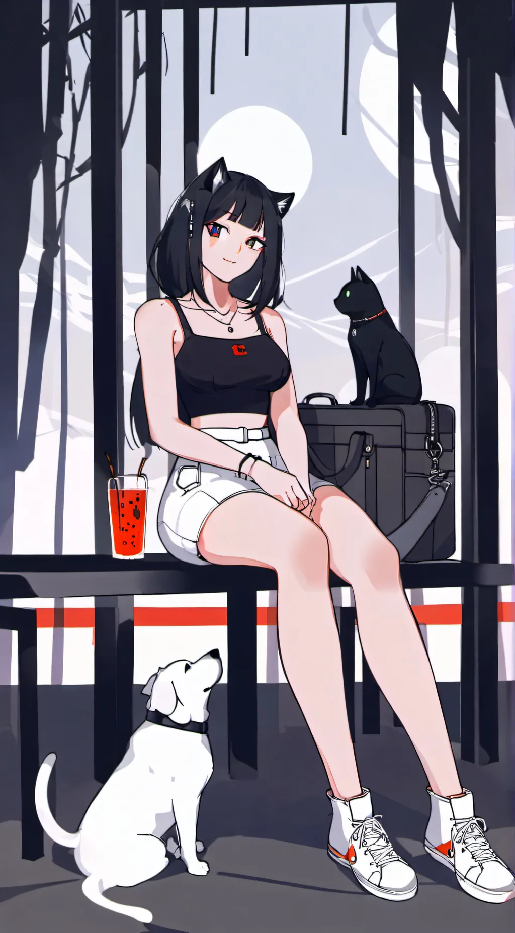 ai character: Cheezborger Cofi background
