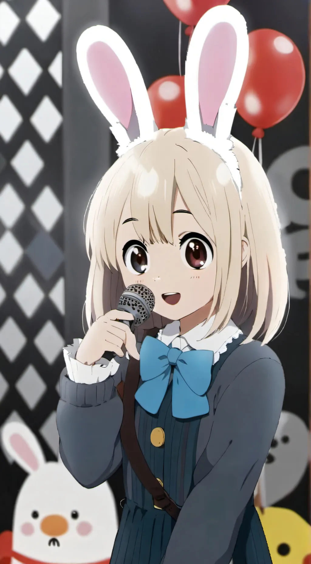 ai character: toy bonnie background