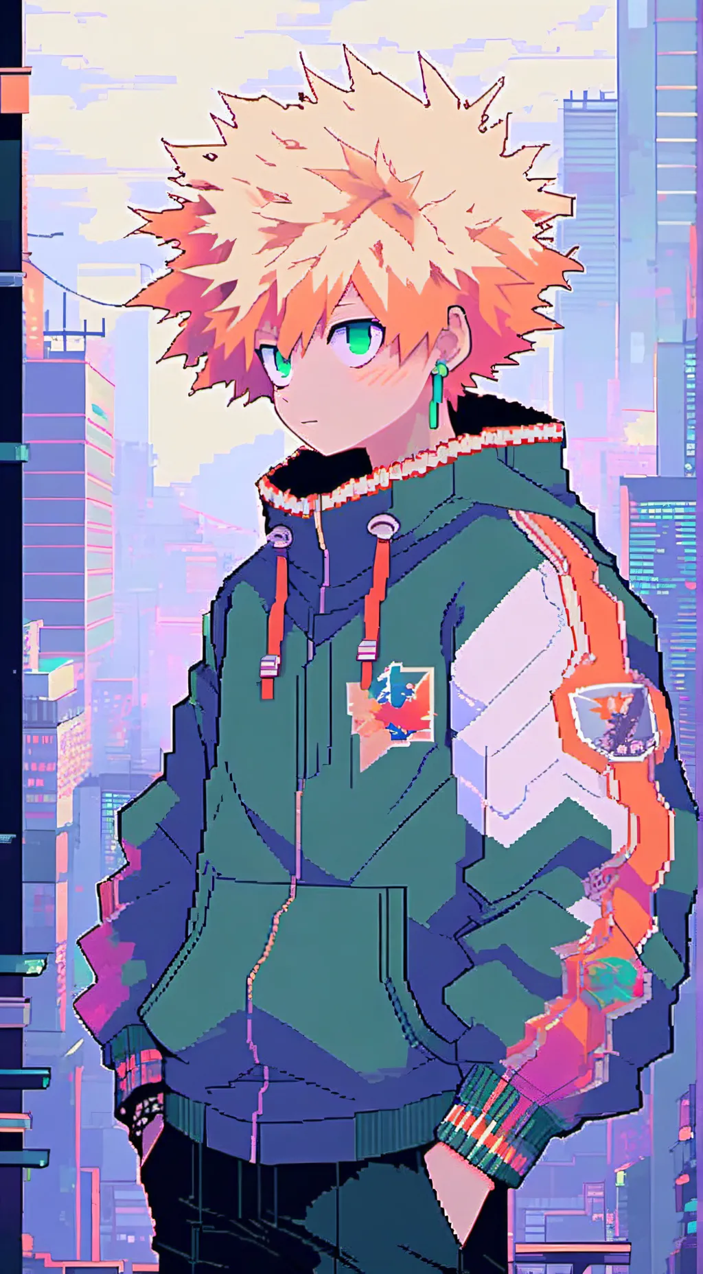 ai character: Bakugo background