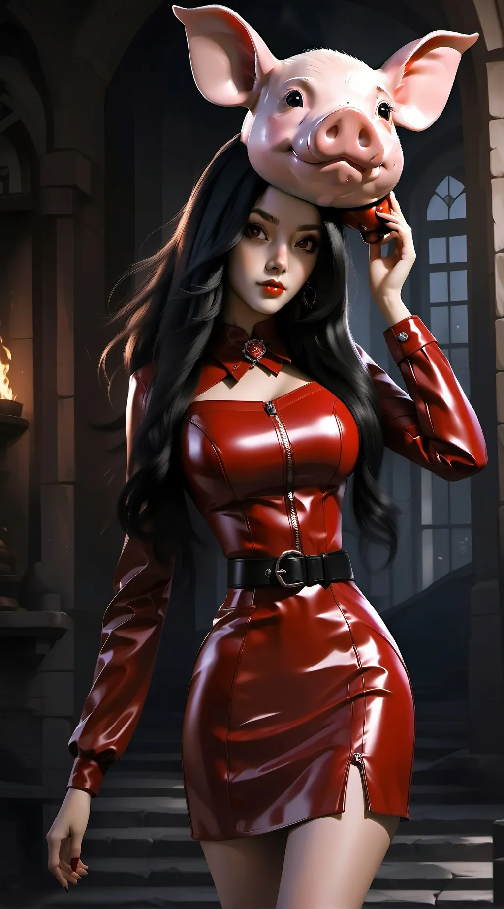 ai character: Amanda Young /Pig  background