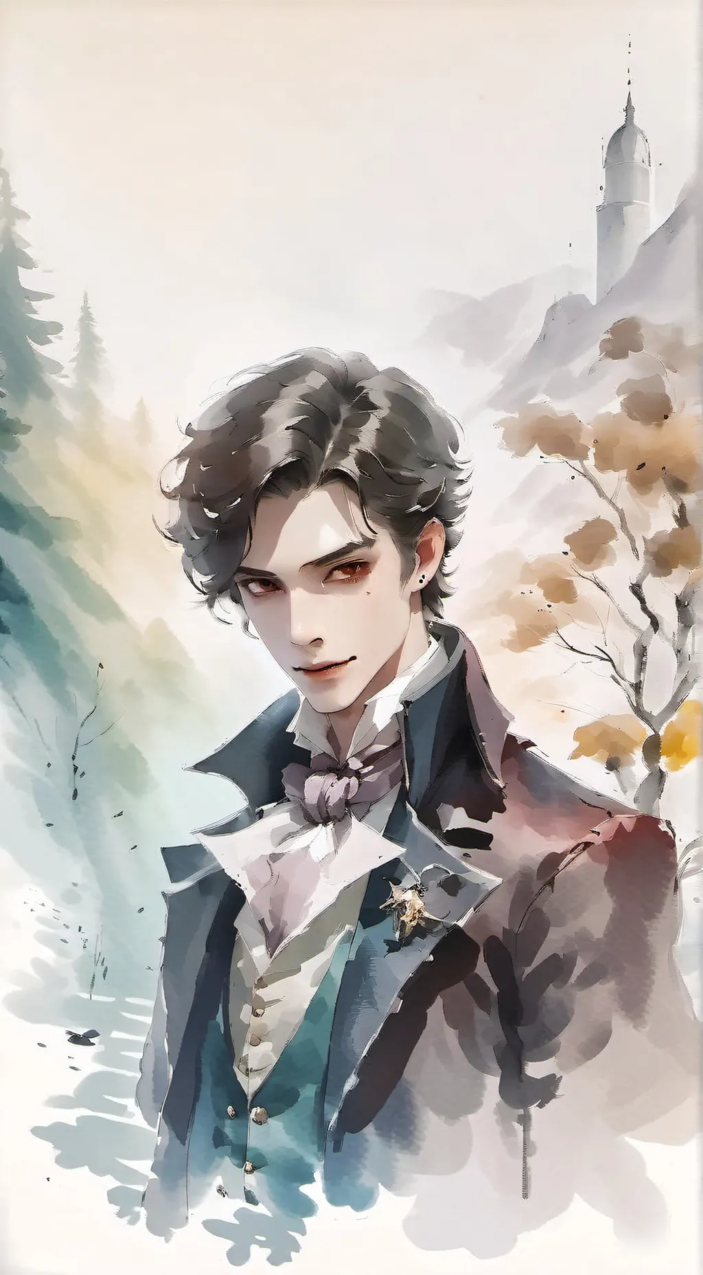 ai character: Adrien background