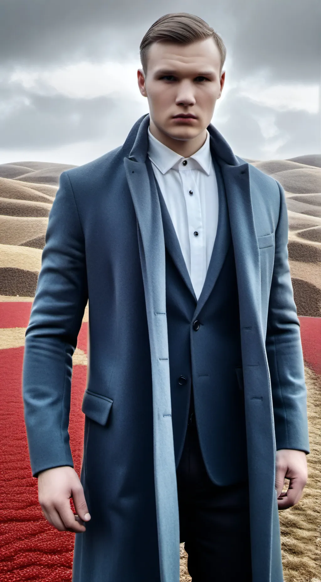ai character:  Erwan lazare  background