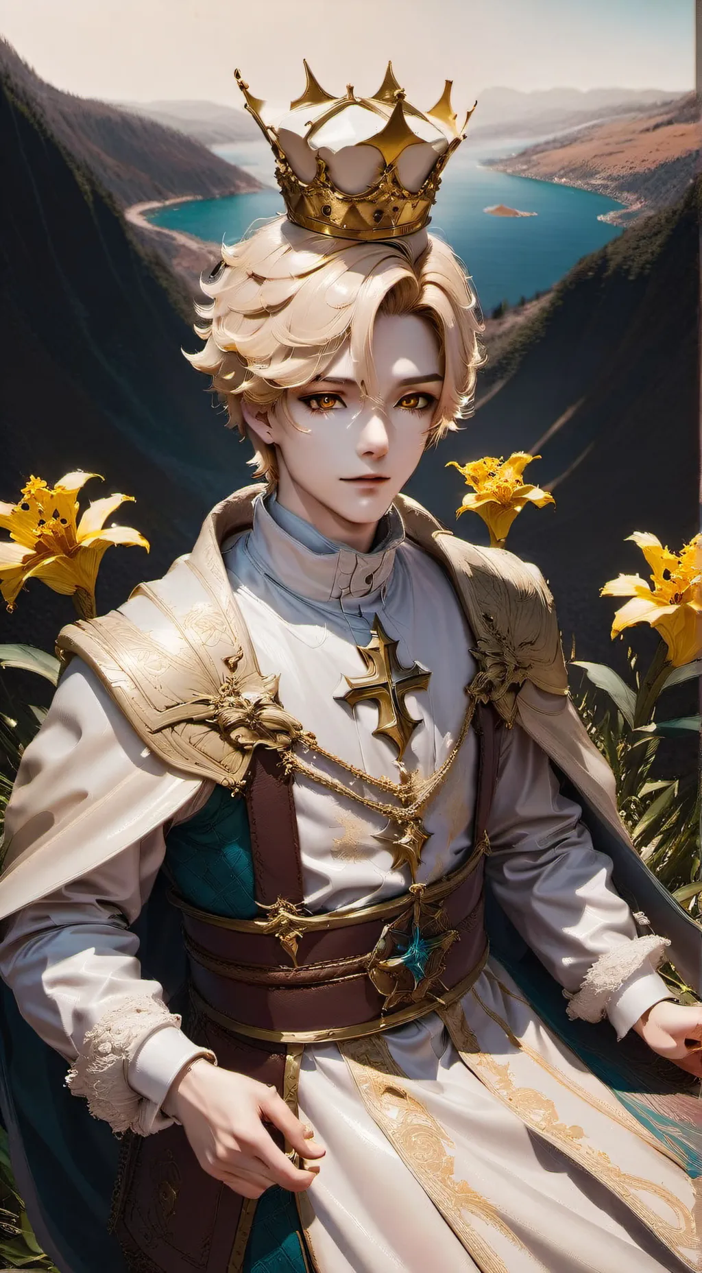 ai character: Pure vanilla cooki background
