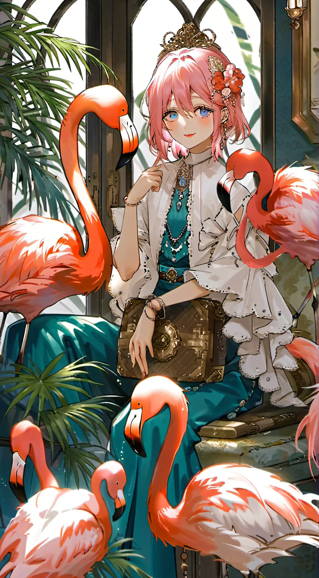 ai character: Элли background