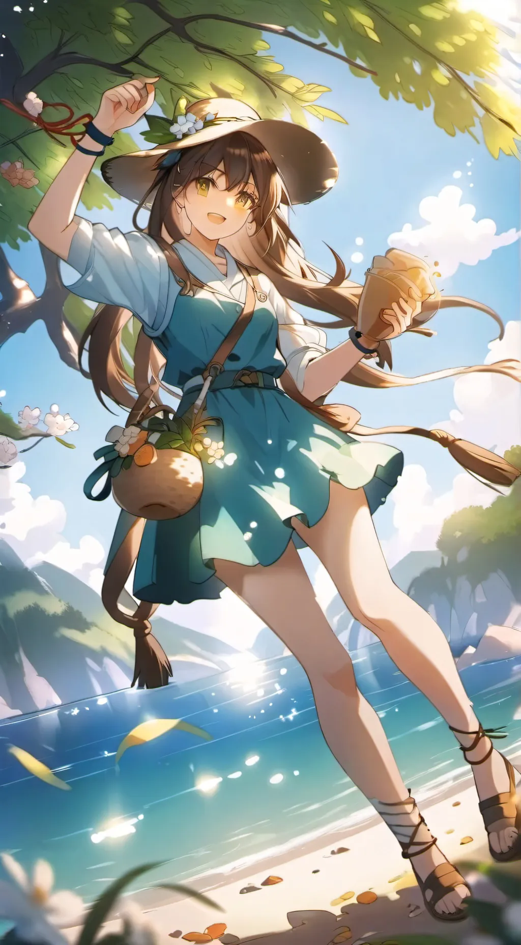 ai character: Sari background