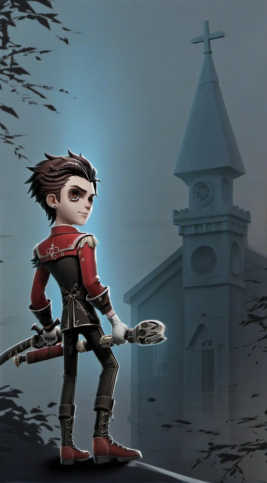 ai character: Hunt of skeletons background