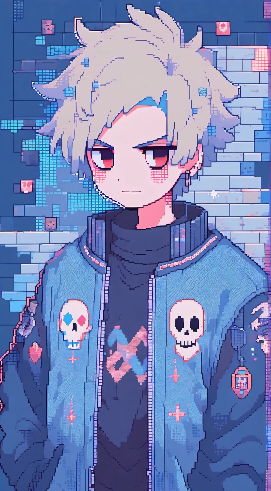 ai character: Sans background