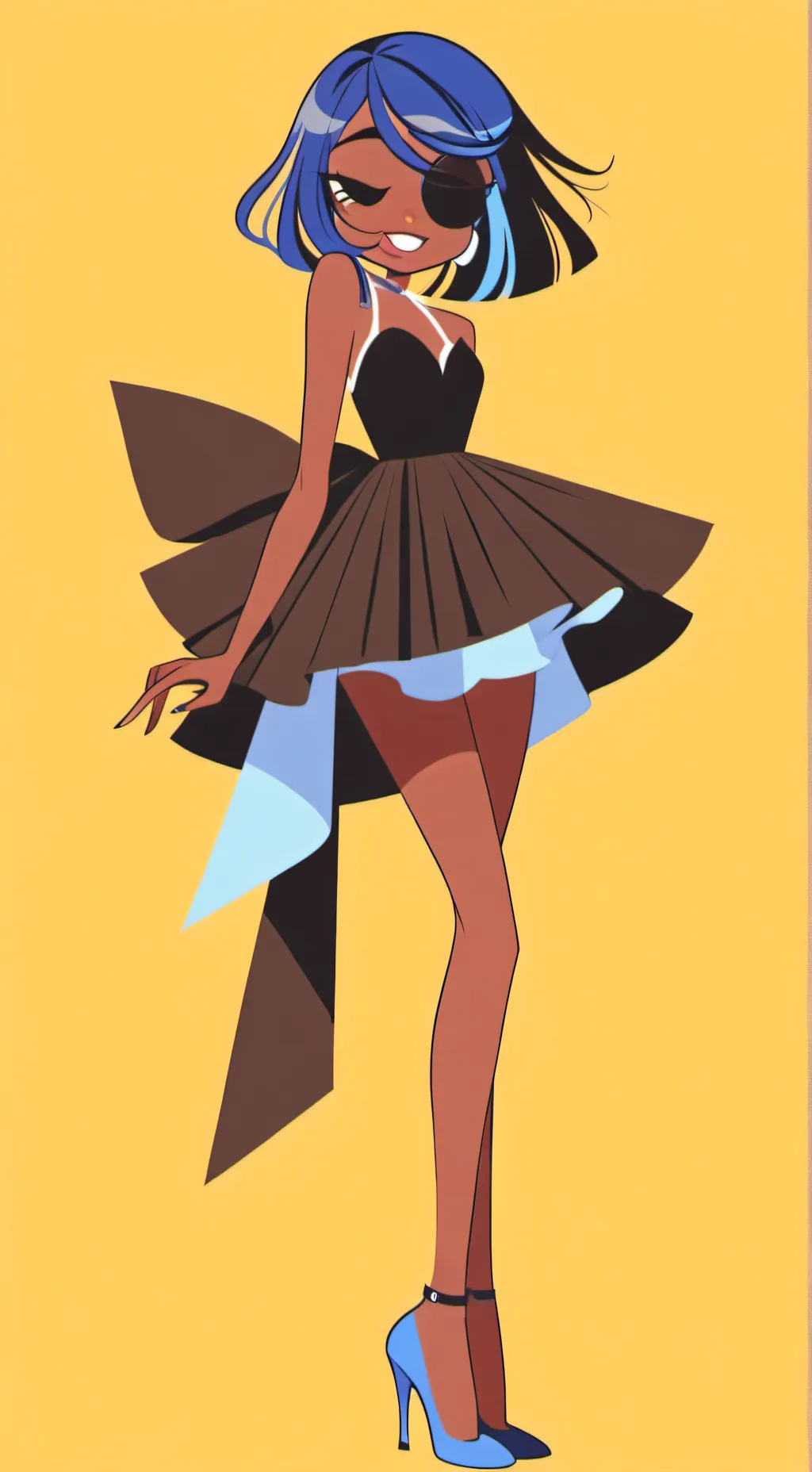 ai character: Luna background