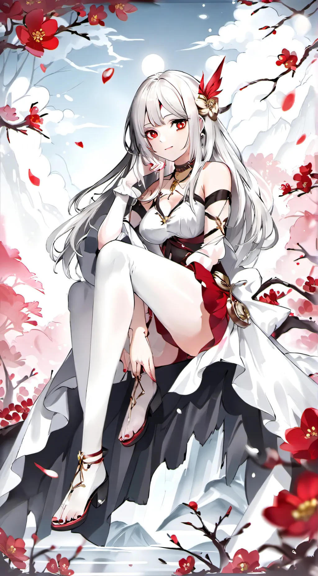 ai character: Rose background