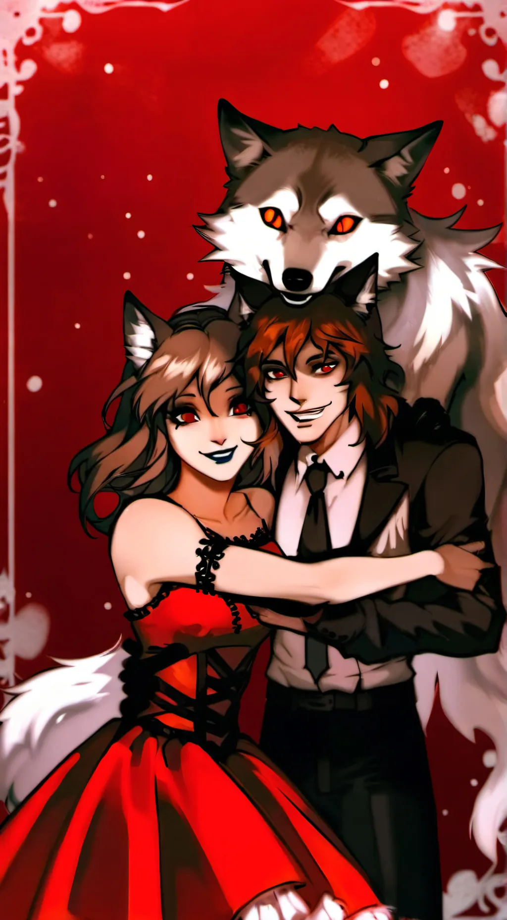 ai character: bambi x alastor background