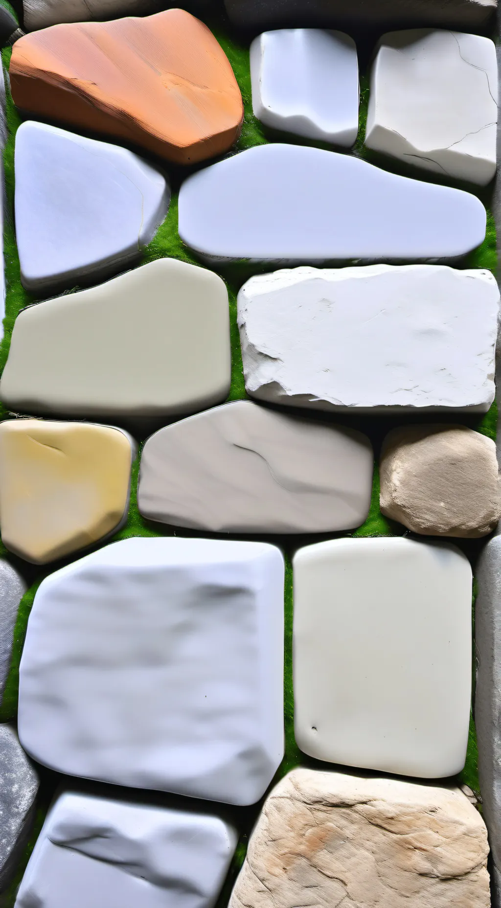 ai character: Staring rock background