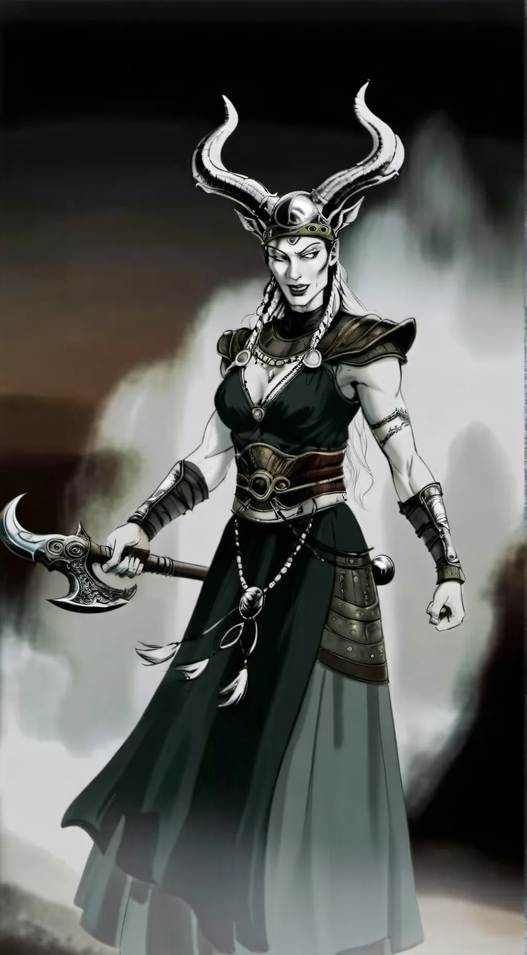 ai character: Barbaria background