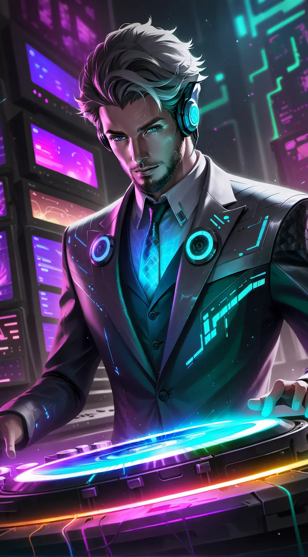 ai character: DJ Maruda background