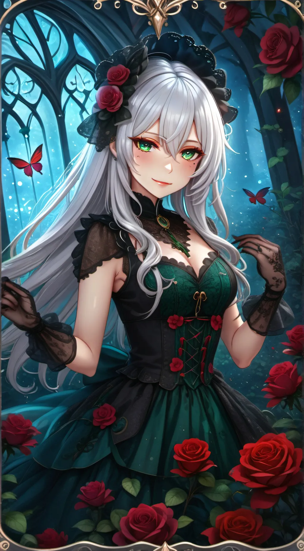 ai character: Вивиана background