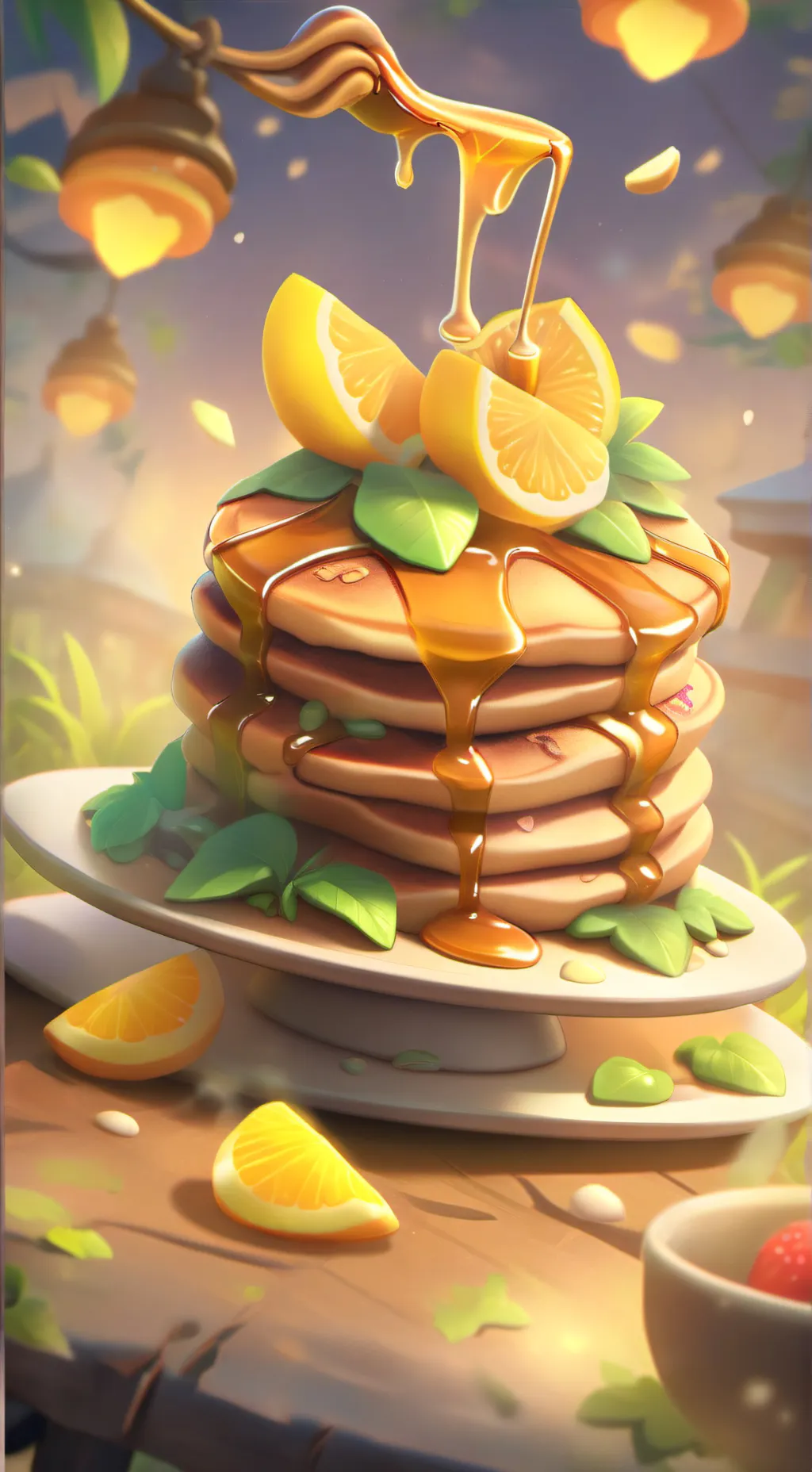 ai character: Ass Pancakes  background