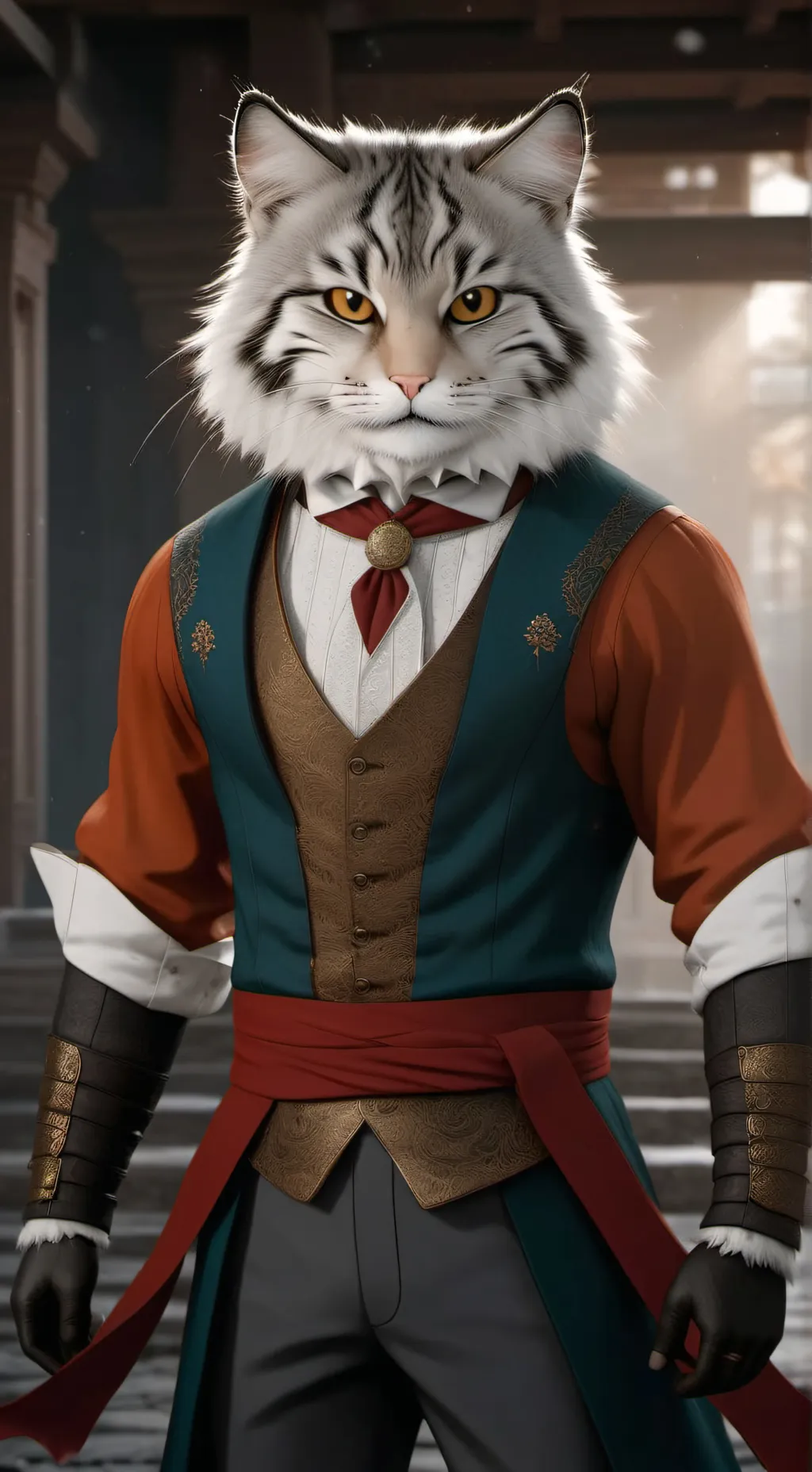 ai character: wawa cat background