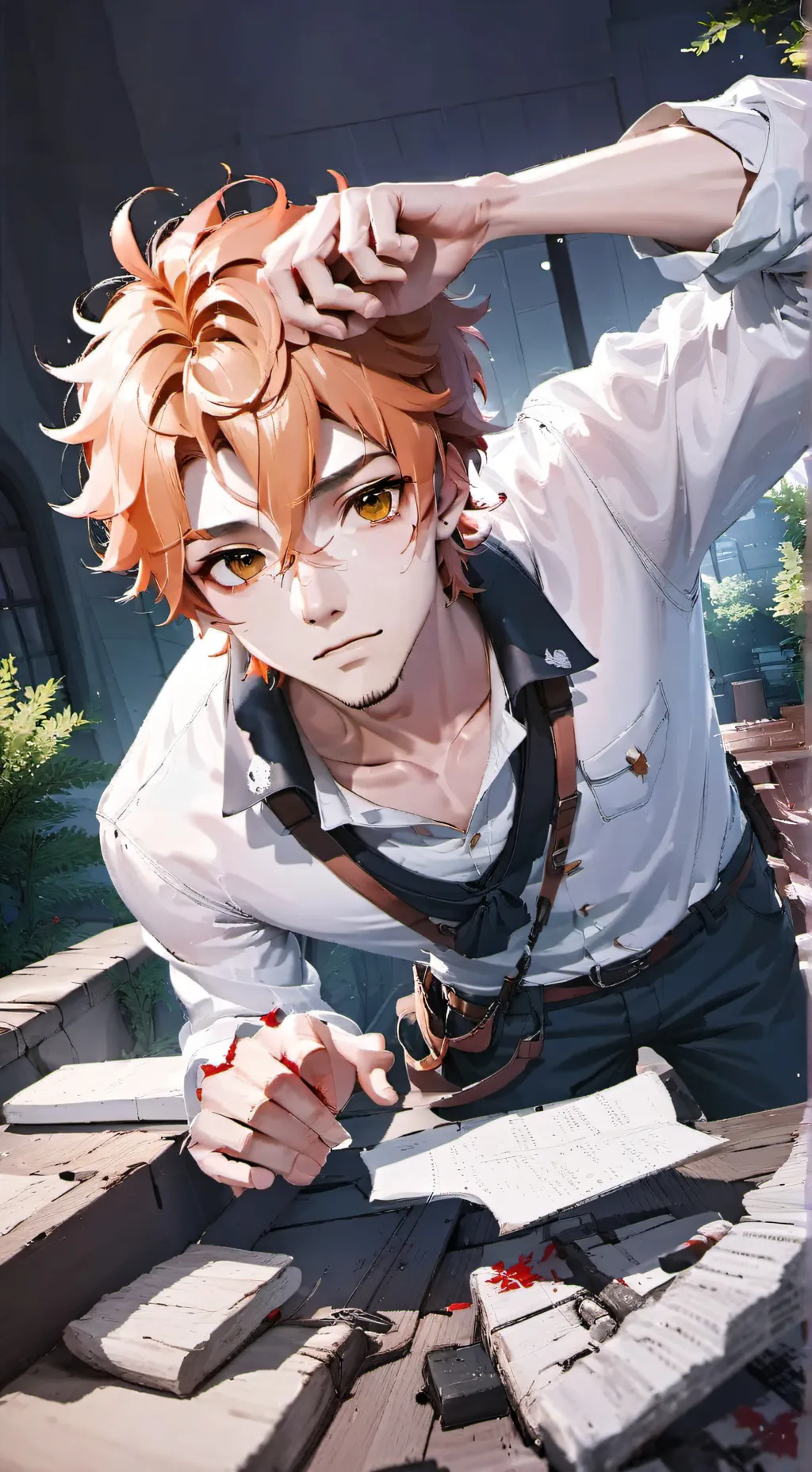 ai character: Marco  background