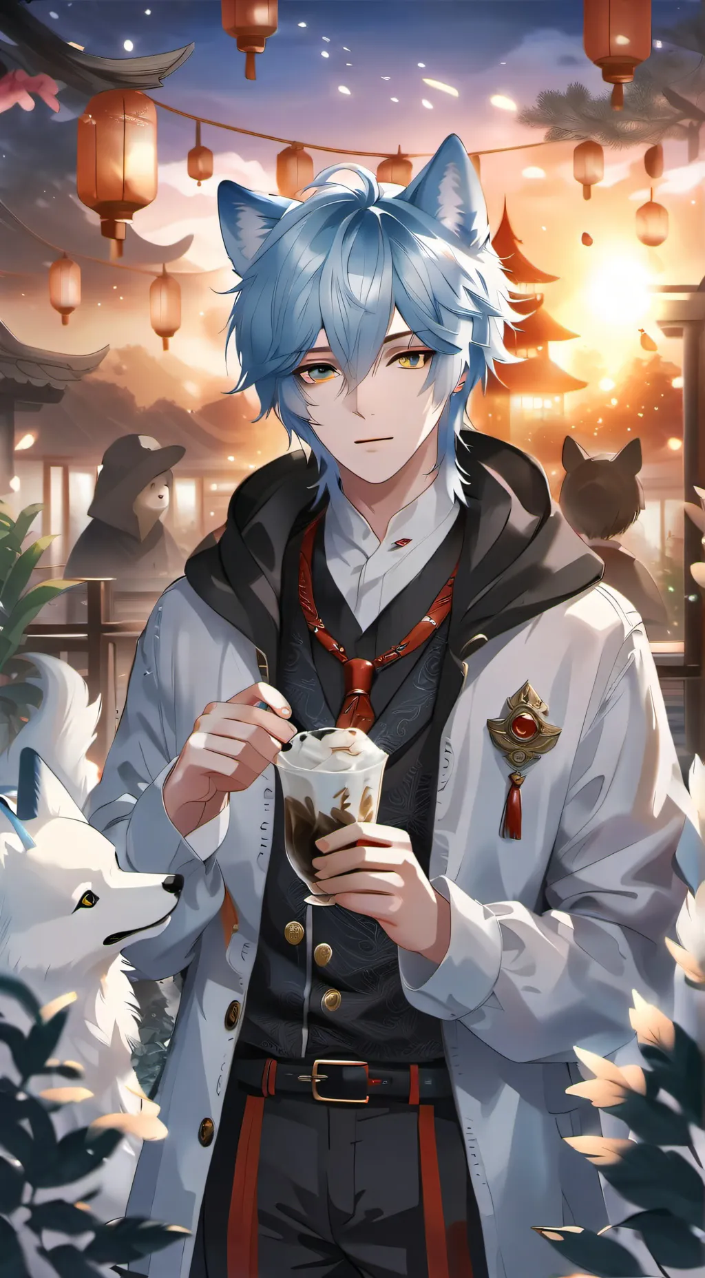 ai character: trent background