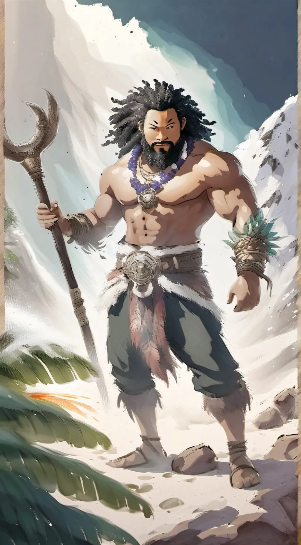 ai character: Maui background