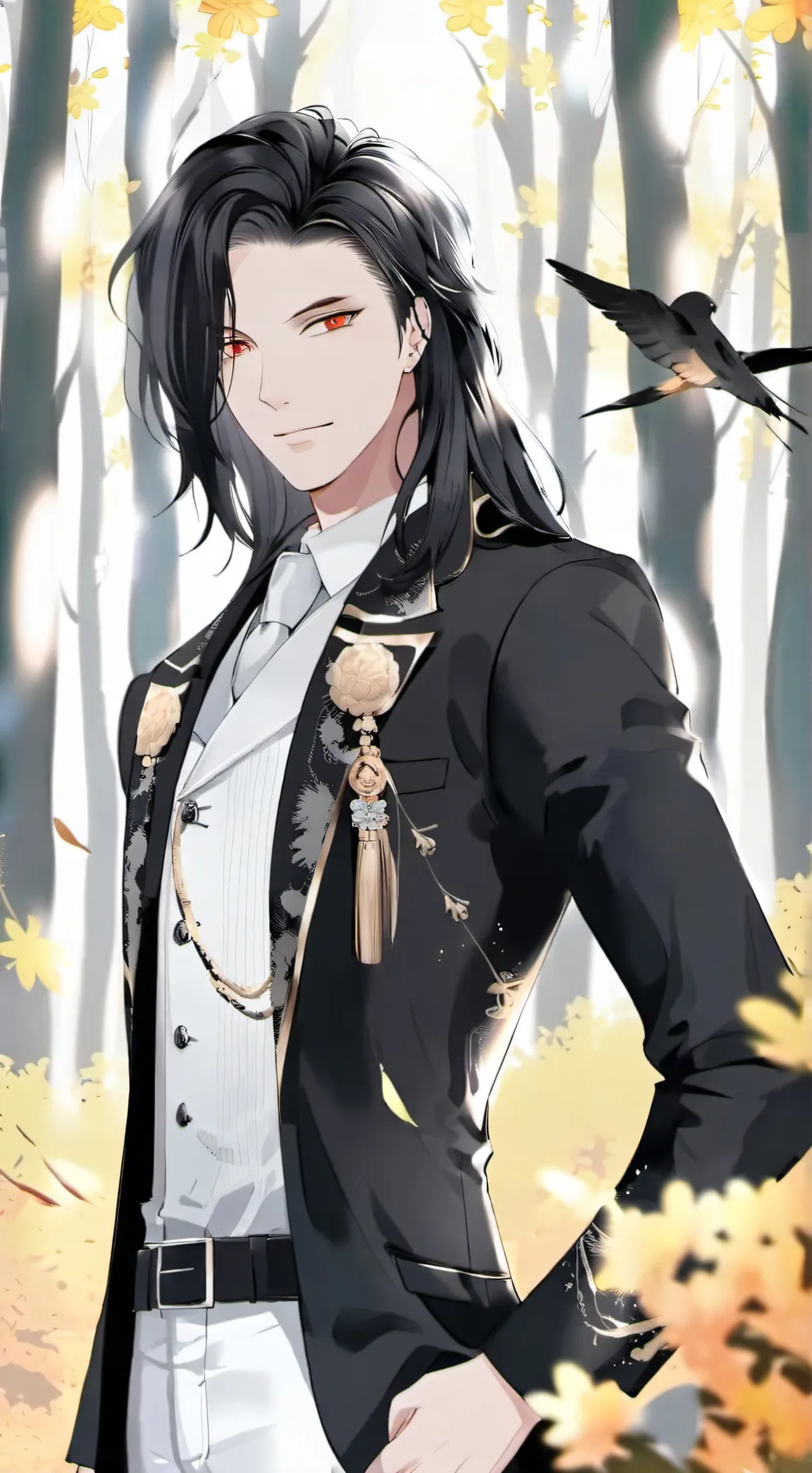 ai character: Source chaude kny background